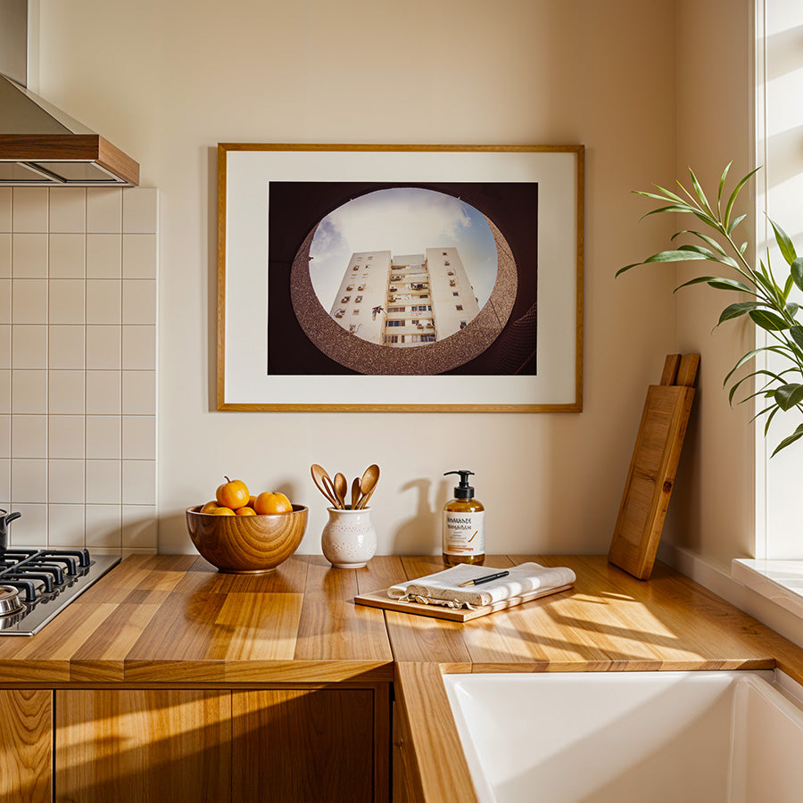 Givatayim wall art, Israel cityscape print, Tel Aviv skyline poster, pigeon view photography, urban architecture print, fine art Israel print, Givatayim skyline art, Israeli city wall art, modern Israel photography, architectural bird’s-eye view, Givatayim fine art