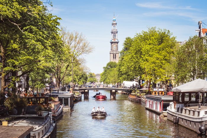 Jordaan Amsterdam canals, Amsterdam wall art, canals of Amsterdam, Jordaan photography, Egelantiersgracht print, Amsterdam canal walk, Jordaan canal reflections, Amsterdam fine art print