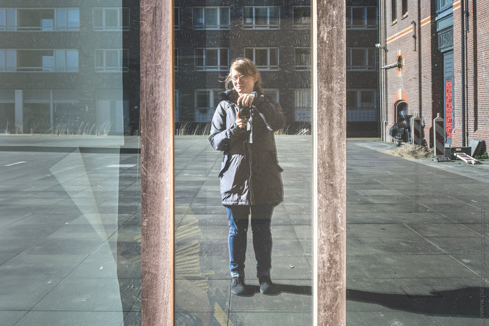 Self-portrait in photography, Stefanie Pietschmann photography, Urban self-portrait photography,  artistic self-portraits in urban settings, street photography self-portraits, Exploring identity through self-portrait photography