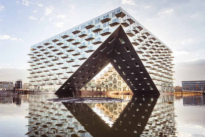 Sluishuis in Amsterdam, Sluishuis Amsterdam architecture, modern architecture Amsterdam, contemporary buildings Amsterdam, Amsterdam IJburg architecture, Dutch modern architecture, architectural photography Amsterdam, waterfront architecture Netherlands, 