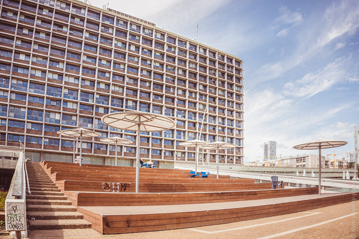 Tel Aviv City Hall, Tel Aviv City Hall architecture, Tel Aviv architecture, Tel Aviv photography, Tel Aviv urban photography, Tel Aviv cityscape, Israeli architecture, modern architecture Tel Aviv, Tel Aviv architectural photography, Rabin Square Tel Aviv
