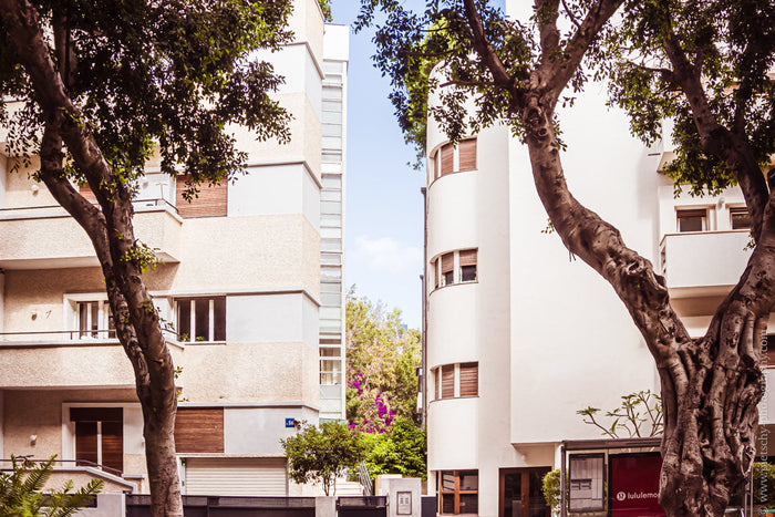 Bauhaus on Rothschild Boulevard, Tel Aviv Bauhaus architecture tour,  Bauhaus architecture Israel, White City Tel Aviv Bauhaus, Famous Bauhaus buildings in Tel Aviv, Tel Aviv architectural landmarks, Stefanie Pietschmann photography, pietschy photography