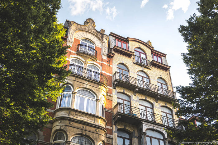 Saint-Gilles architecture in Brussels, Saint-Gilles Brussels, Brussels architecture photography, historic architecture Brussels, Art Nouveau Brussels, Brussels residential architecture, Belgian architecture, elegant facades Brussels, Brussels city photogr
