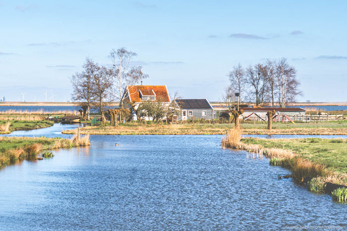 Waterland Netherlands, Waterland near Amsterdam, Dutch countryside landscape, Waterland nature photography, rural Netherlands wall art, traditional Dutch landscape, peaceful Dutch countryside, wetlands in the Netherlands, scenic Waterland photography, nat