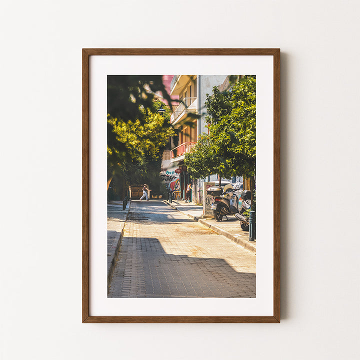 Athens street photography, Psyrri wall art, Athens wall art, Greece poster, Athens photography print, Greek street art, Mediterranean wall art, Athens city poster, Greece wall art, urban photography print