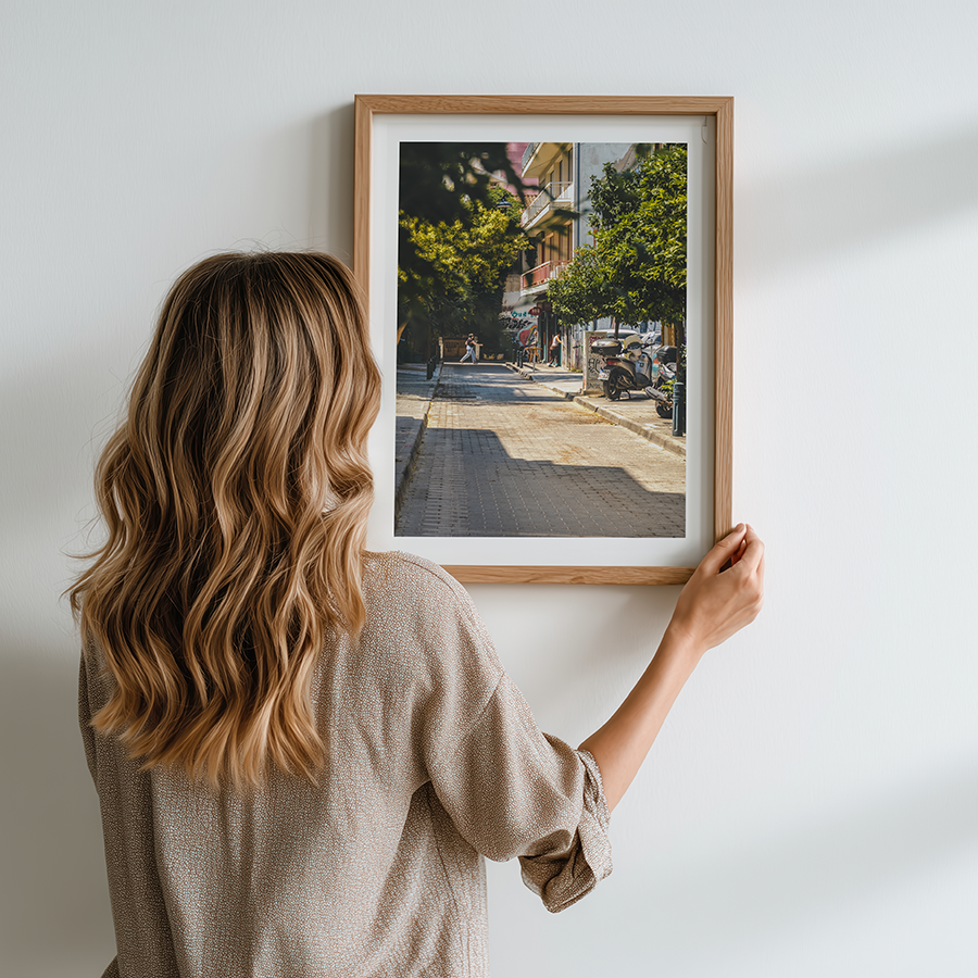 Athens street photography, Psyrri wall art, Athens wall art, Greece poster, Athens photography print, Greek street art, Mediterranean wall art, Athens city poster, Greece wall art, urban photography print