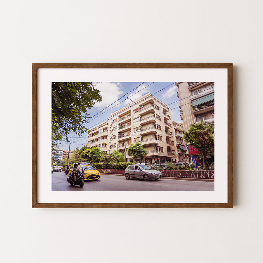 Athens wall art, Akadimias Street photo, Athens photography print, Athens street photography, Greece wall art, Athens city poster, Greek architecture print, urban photography wall art, Athens fine art print, Greece travel photography