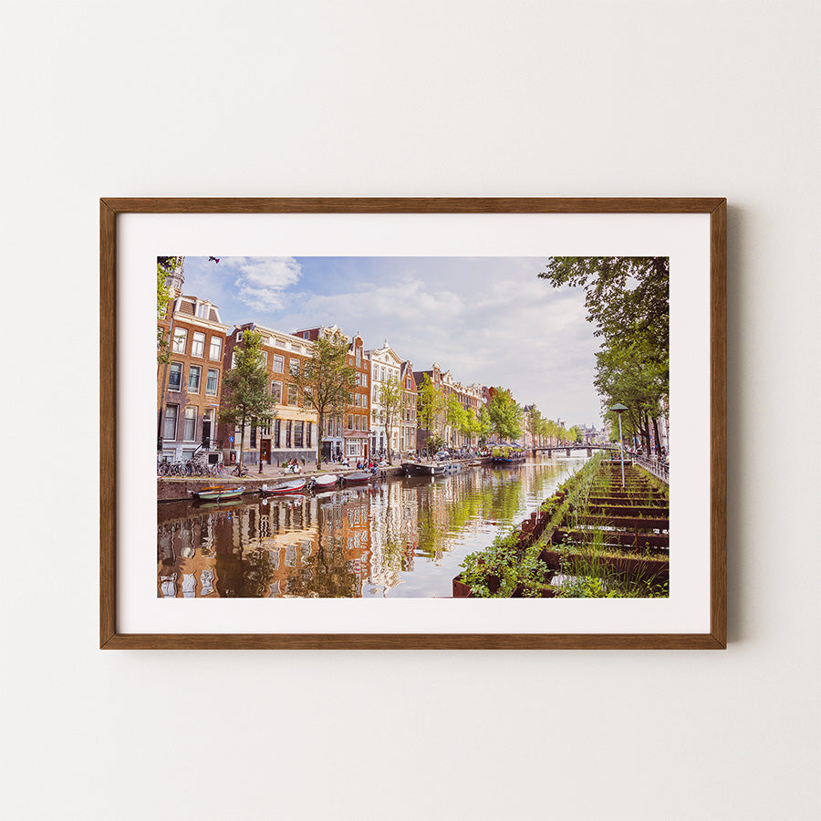 Amsterdam wall art, Amsterdam canal print, Amsterdam poster, Fine art wall art, Amsterdam cityscape photography, Amsterdam photo print, Netherlands wall decor, Amsterdam fine art print