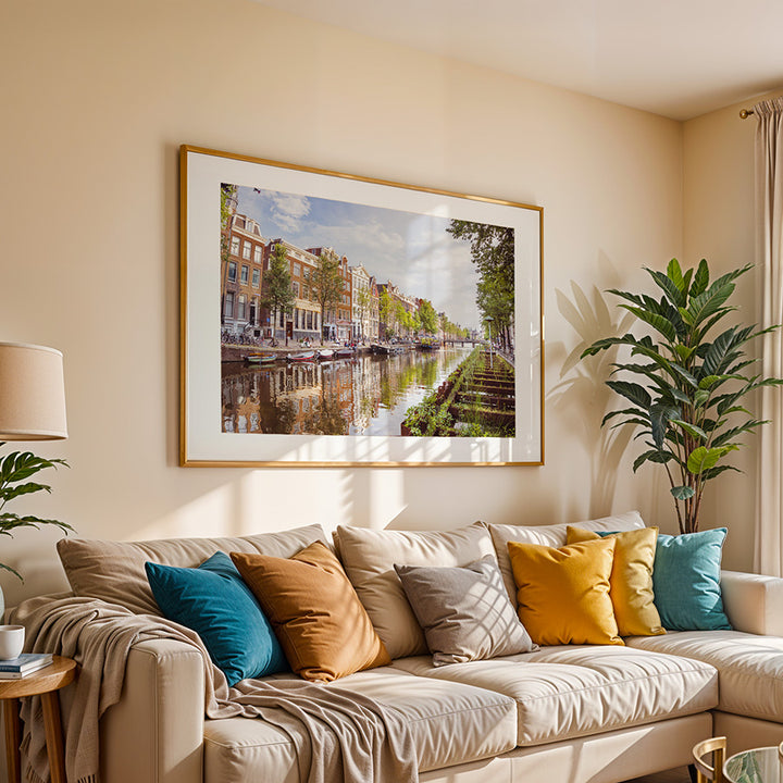 Amsterdam wall art, Amsterdam canal print, Amsterdam poster, Fine art wall art, Amsterdam cityscape photography, Amsterdam photo print, Netherlands wall decor, Amsterdam fine art print