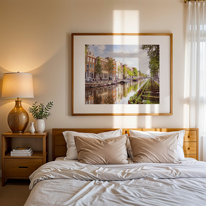 Amsterdam wall art, Amsterdam canal print, Amsterdam poster, Fine art wall art, Amsterdam cityscape photography, Amsterdam photo print, Netherlands wall decor, Amsterdam fine art print