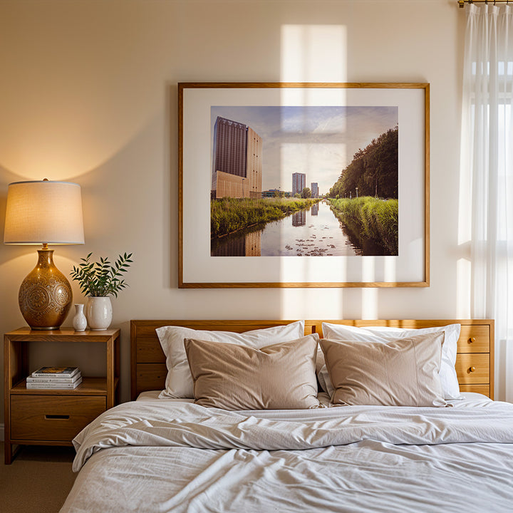 Amsterdam wall art, Amsterdam poster, Amsterdam print, Canals of Amsterdam wall art, cityscape photography print, Amsterdam fine art print, Amsterdam canal poster, Amsterdam travel art, urban photography wall art, sustainable art print, museum quality Amsterdam wall decor
