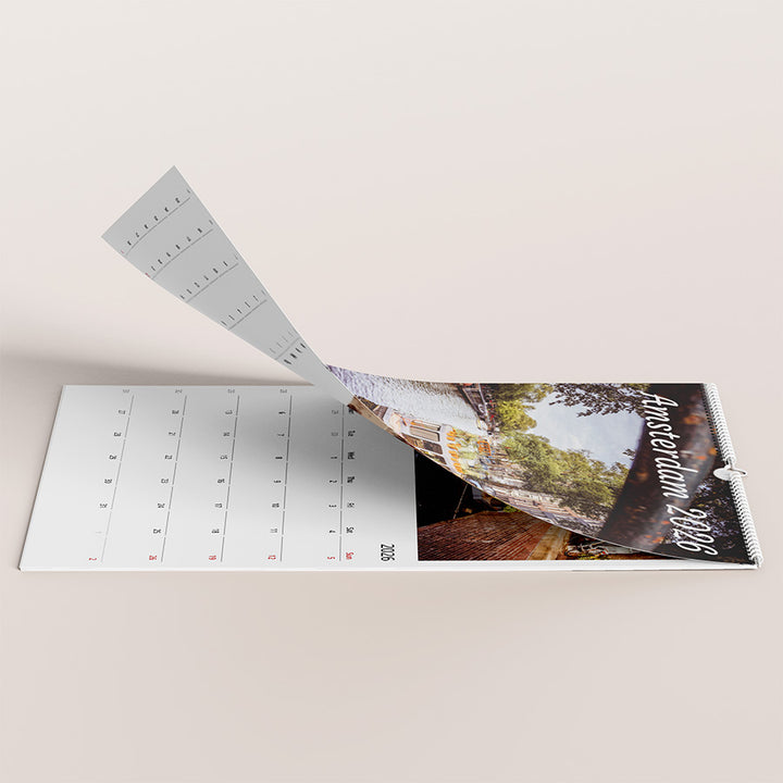 Amsterdam wall calendar, 2026 calendar, Dutch birthday calendar, Amsterdam gifts, Netherlands calendar, A4 wall calendar, calendar wall decor, Amsterdam photography, seasonal Amsterdam, wall calendar decor