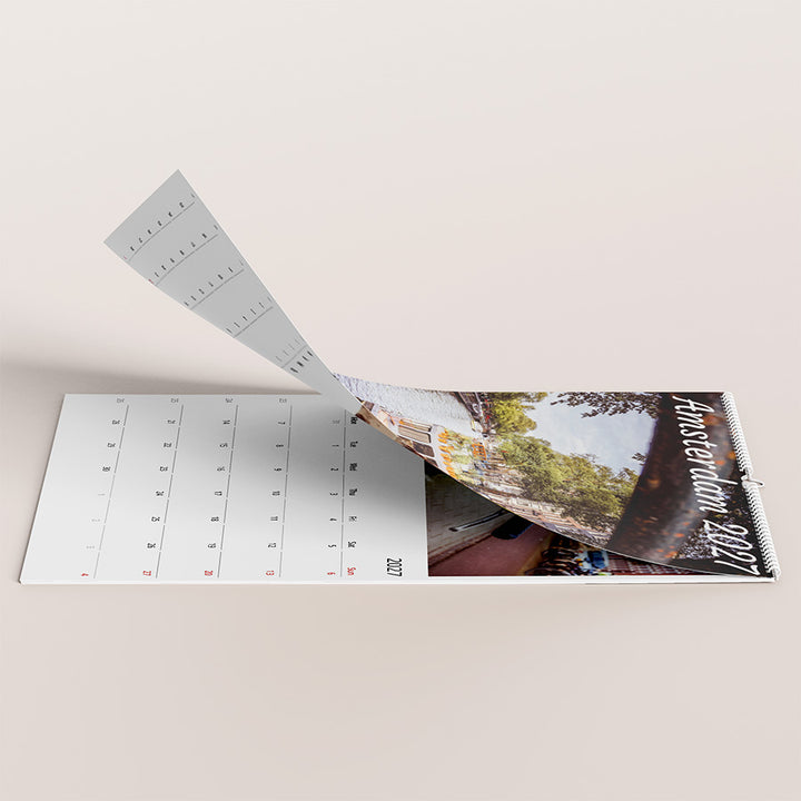 Amsterdam wall calendar, 2027 calendar, Dutch birthday calendar 2027, Amsterdam gifts, Netherlands calendar, A4 wall calendar, calendar wall decor, Amsterdam photography, seasonal Amsterdam, wall calendar decor