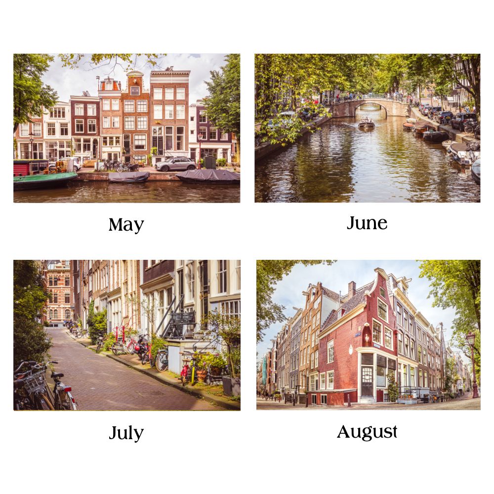 Amsterdam wall calendar 2027, Netherlands calendar 2027, birthday calendar, 2027 planner, wall planner, Amsterdam poster, fine art print, Amsterdam photography, seasonal Amsterdam, Dutch design