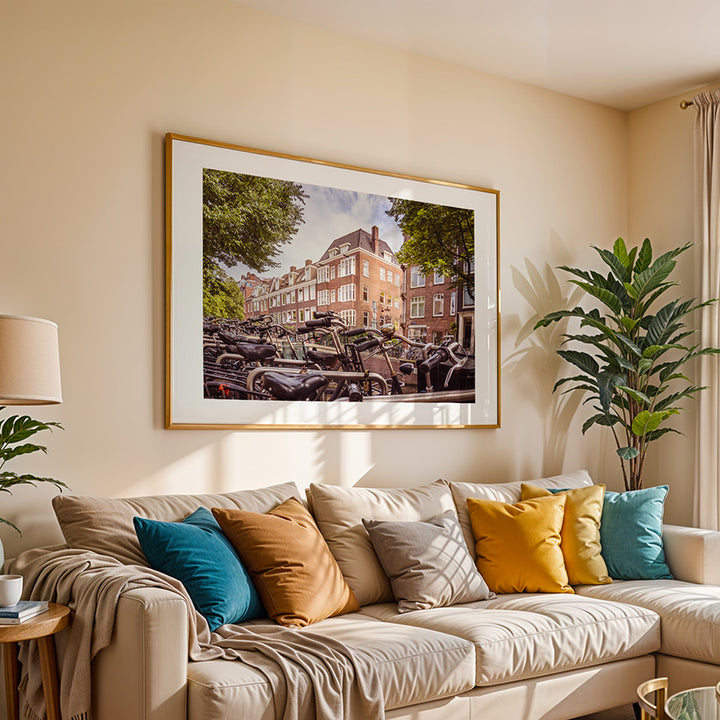 Amsterdam bikes wall art, Amsterdam bicycle wall art, Amsterdam bike photography print, bicycles in Amsterdam poster, Amsterdam cycling photography, Amsterdam street photography print, Dutch bikes wall art, Netherlands cycling photography print, Amsterdam city street wall art, Amsterdam urban fine art print