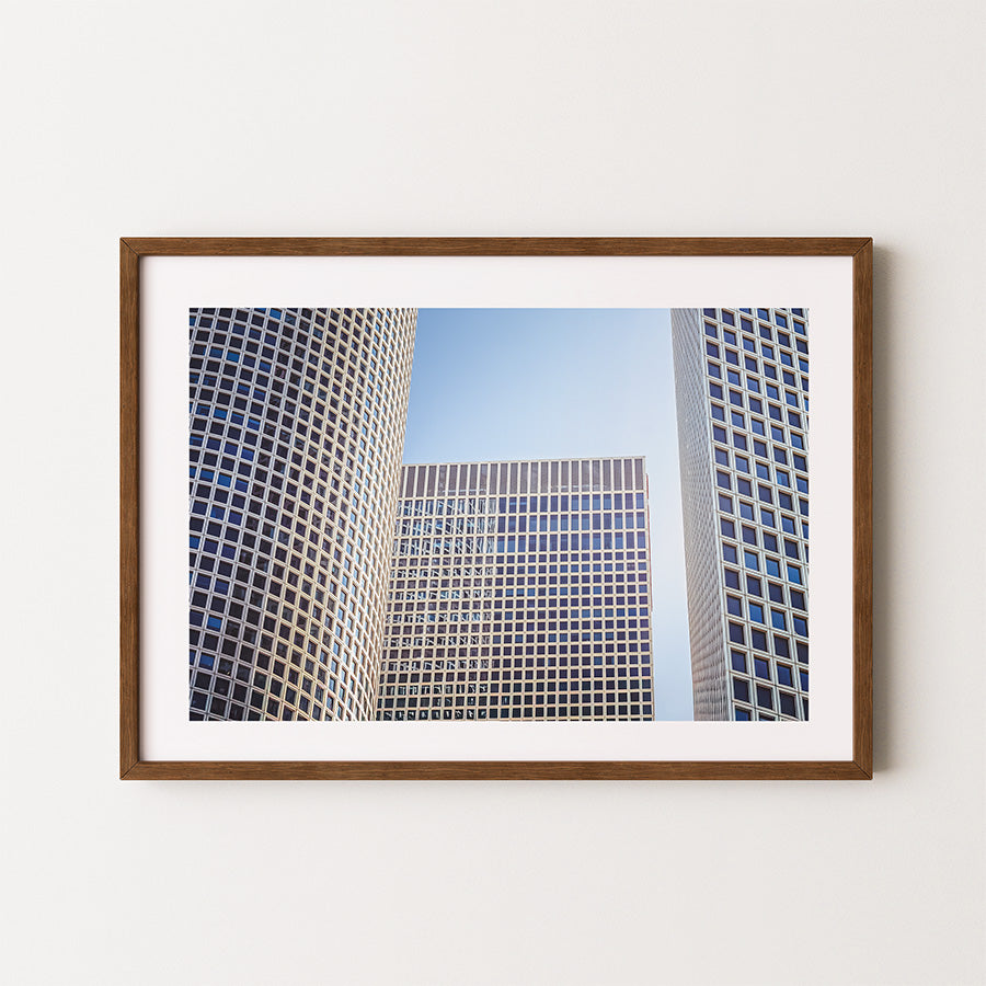 Azrieli Towers Tel Aviv wall art, Tel Aviv skyline wall art, Tel Aviv architecture photography print, modern Tel Aviv cityscape print, Tel Aviv skyscraper wall art, Azrieli Center photography print, Tel Aviv urban skyline poster, Israel cityscape wall art, Tel Aviv fine art photography print, modern architecture Tel Aviv print