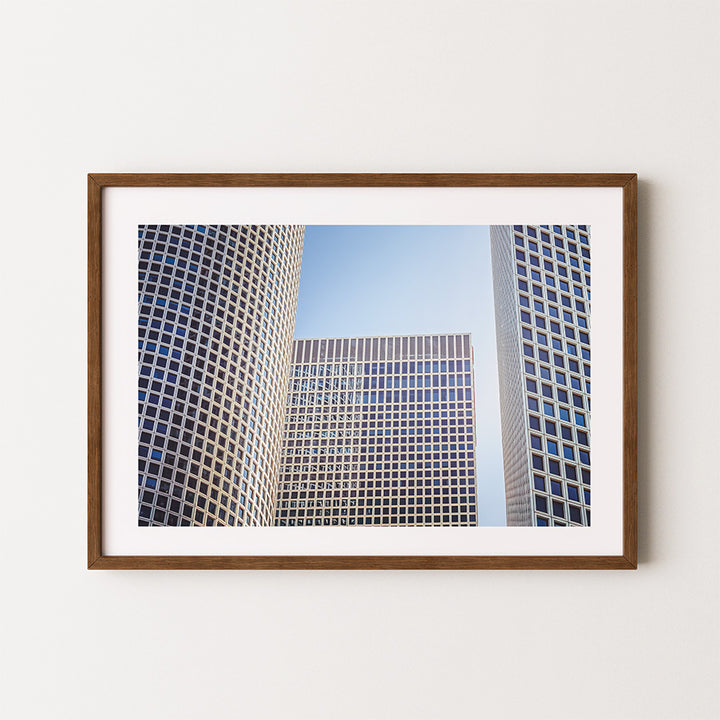 Azrieli Towers Tel Aviv wall art, Tel Aviv skyline wall art, Tel Aviv architecture photography print, modern Tel Aviv cityscape print, Tel Aviv skyscraper wall art, Azrieli Center photography print, Tel Aviv urban skyline poster, Israel cityscape wall art, Tel Aviv fine art photography print, modern architecture Tel Aviv print