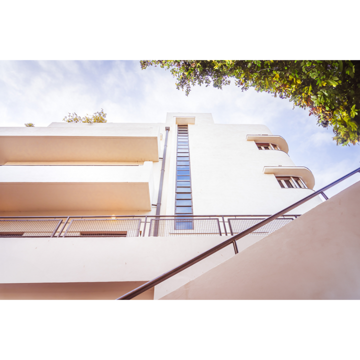 Bauhaus wall art, Tel Aviv architecture print, minimalist Bauhaus print, Israel photography art, Bauhaus poster, White City Tel Aviv, Bauhaus photo print, Tel Aviv home decor, fine art architecture print, modernist wall art