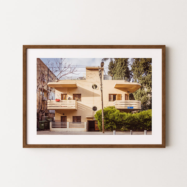 Bauhaus wall art, Tel Aviv architecture print, triangle Bauhaus print, geometric art photo, White City Tel Aviv, minimalist architecture art, museum-quality print, Bauhaus photography, fine art modernist poster, abstract architecture wall decor