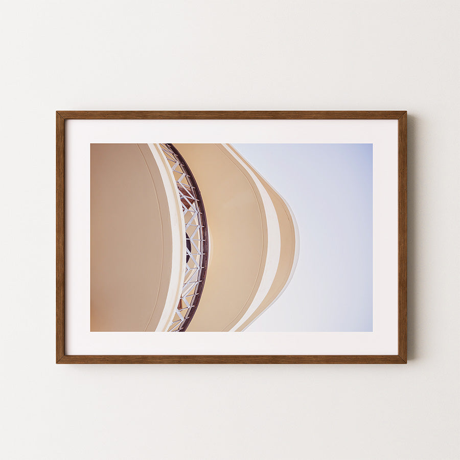 Bauhaus wall art, Tel Aviv architecture print, Bauhaus balcony photo, geometric art print, minimalist Bauhaus decor, Israeli architecture photo, Bauhaus poster, White City Tel Aviv, fine art architecture print, modernist photography
