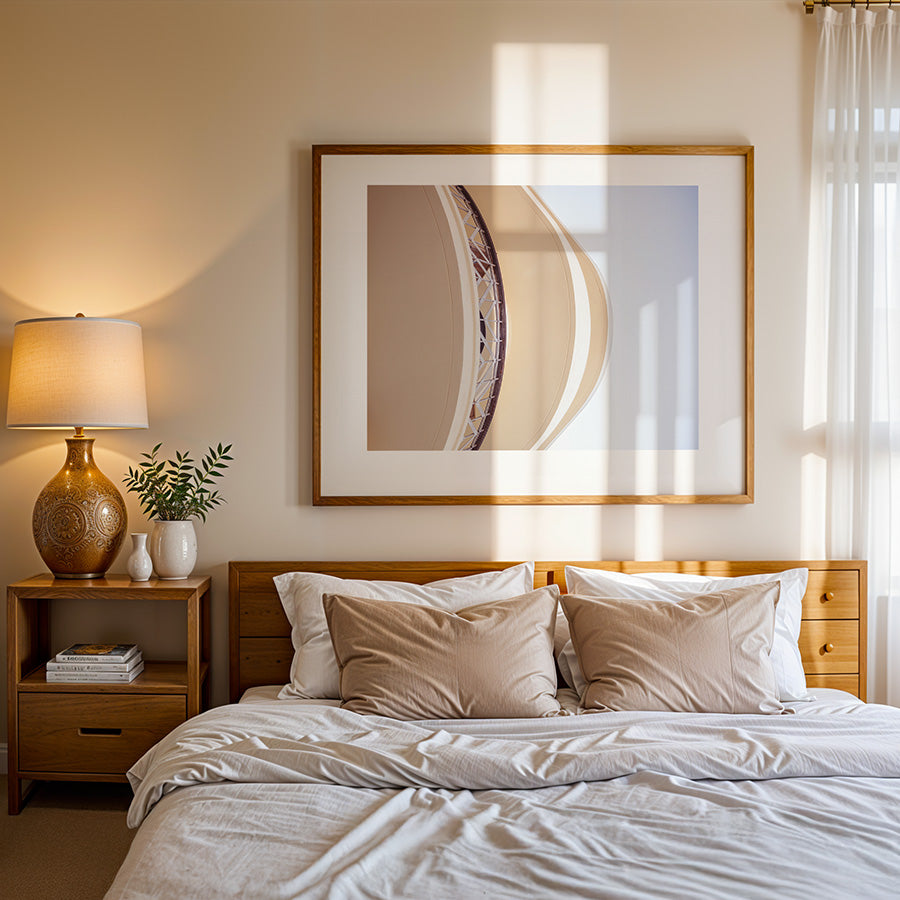Bauhaus wall art, Tel Aviv architecture print, Bauhaus balcony photo, geometric art print, minimalist Bauhaus decor, Israeli architecture photo, Bauhaus poster, White City Tel Aviv, fine art architecture print, modernist photography