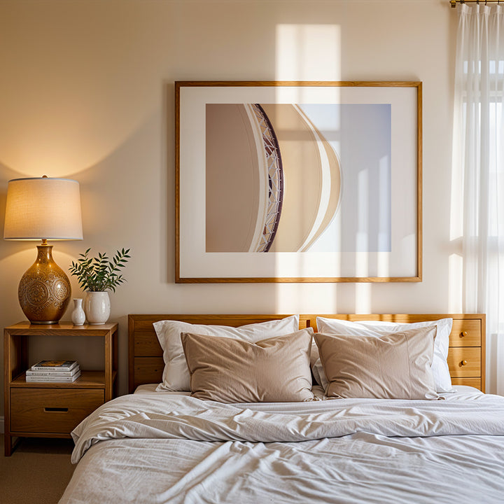 Bauhaus wall art, Tel Aviv architecture print, Bauhaus balcony photo, geometric art print, minimalist Bauhaus decor, Israeli architecture photo, Bauhaus poster, White City Tel Aviv, fine art architecture print, modernist photography