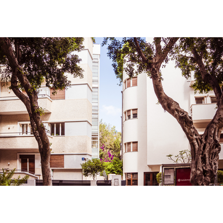 Bauhaus Rothschild Boulevard Tel Aviv Wall Art Print