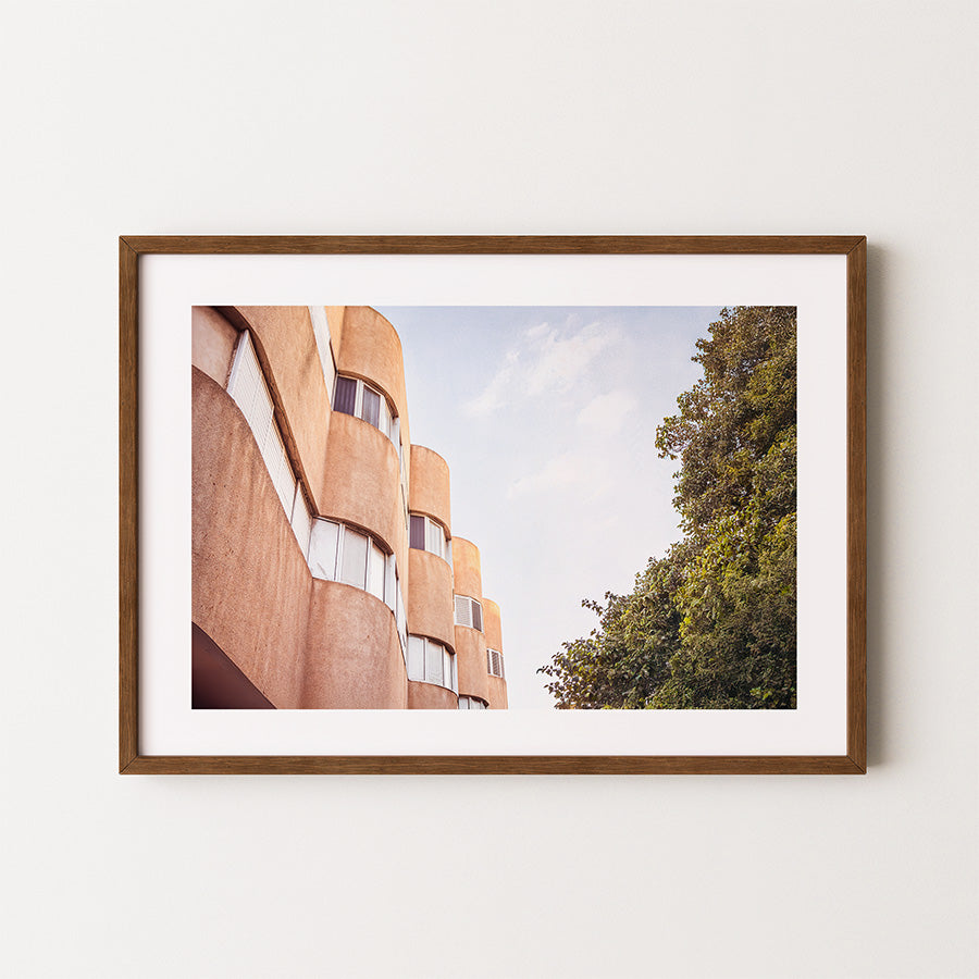 Tel Aviv wall art, Bauhaus poster, architecture photography print, King George Street print, Tel Aviv architecture print, Bauhaus Tel Aviv wall art, urban photography art, fine art print Tel Aviv, Tel Aviv Israel poster, Bauhaus architecture wall decor