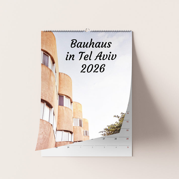 Bauhaus in Tel Aviv, Bauhaus wall calendar, fine art calendar, modern architecture, White City Tel Aviv, fine art photography calendar.