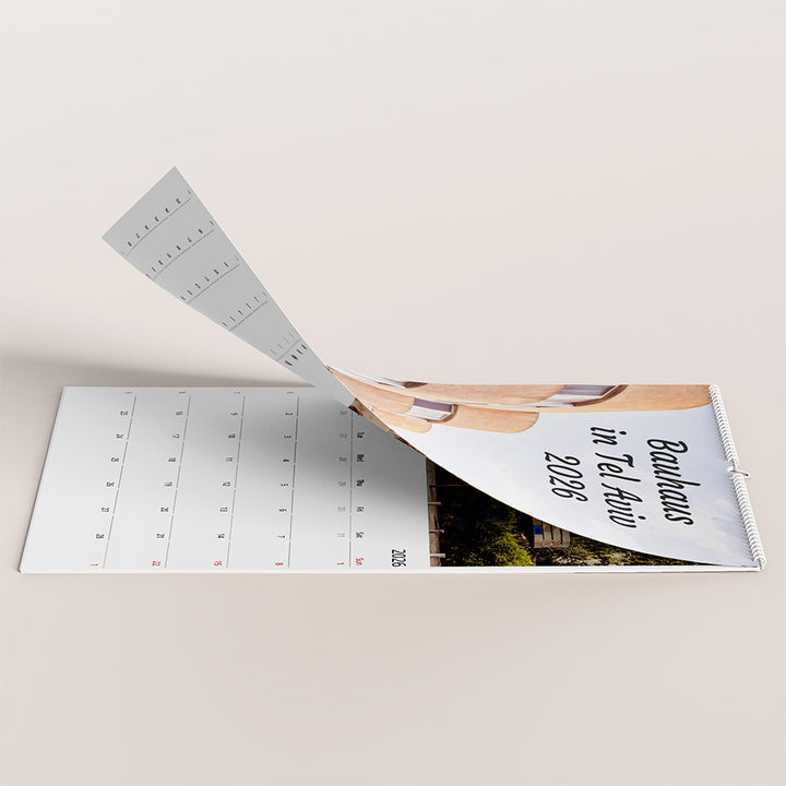 Bauhaus in Tel Aviv, Bauhaus wall calendar, fine art calendar, modern architecture, White City Tel Aviv, fine art photography calendar.