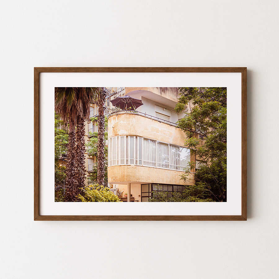 Bauhaus wall art, Tel Aviv print, Bauhaus architecture poster, Tel Aviv wall art, Israel travel art, fine art architecture print, white building poster, Bauhaus print, modernist photography wall art, Tel Aviv poster