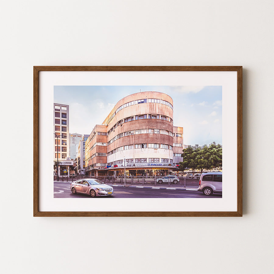 Beit Hadar Tel Aviv print, Bauhaus architecture wall art, Tel Aviv Bauhaus poster, modernist Israel photo, White City Tel Aviv art, minimalist building print, travel photography decor, urban design poster, fine art architecture print, Bauhaus photo print