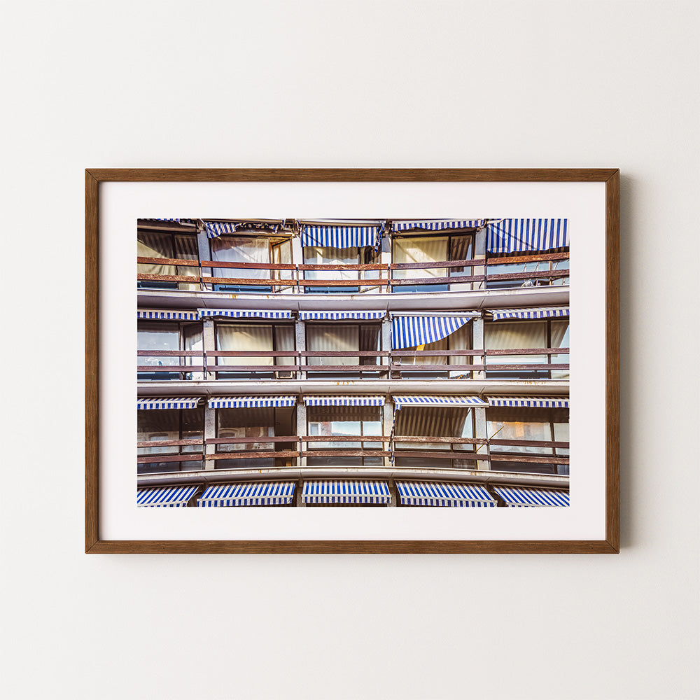 Belgium architecture wall art, Brussels architecture print, Brussels wall art, Belgium print, Belgian architecture poster, Brussels poster, apartment architecture print, striped awnings wall art, urban architecture print, European architecture wall art, Belgium photography print, fine art photography print
