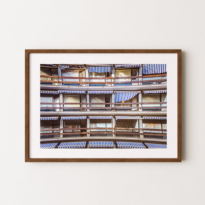 Belgium architecture wall art, Brussels architecture print, Brussels wall art, Belgium print, Belgian architecture poster, Brussels poster, apartment architecture print, striped awnings wall art, urban architecture print, European architecture wall art, Belgium photography print, fine art photography print