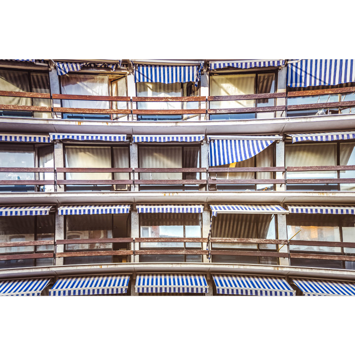 Belgium architecture wall art, Brussels architecture print, Brussels wall art, Belgium print, Belgian architecture poster, Brussels poster, apartment architecture print, striped awnings wall art, urban architecture print, European architecture wall art, Belgium photography print, fine art photography print