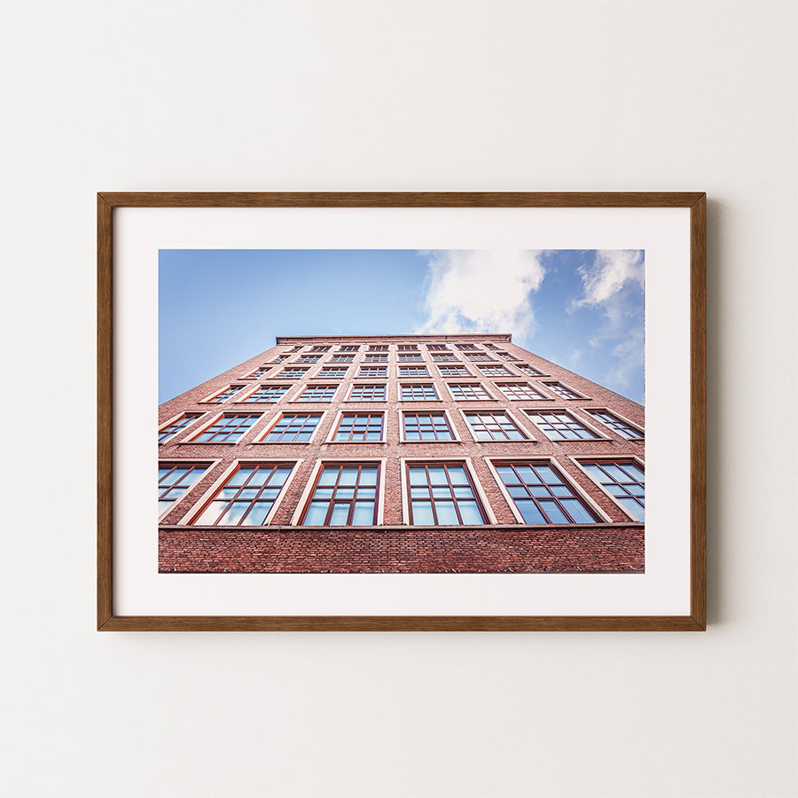 Amsterdam wall art, Benno Premselahuis print, fine art photography Amsterdam, architectural wall art, Dutch cityscape print, museum quality photo print, sustainable art print, urban photography poster