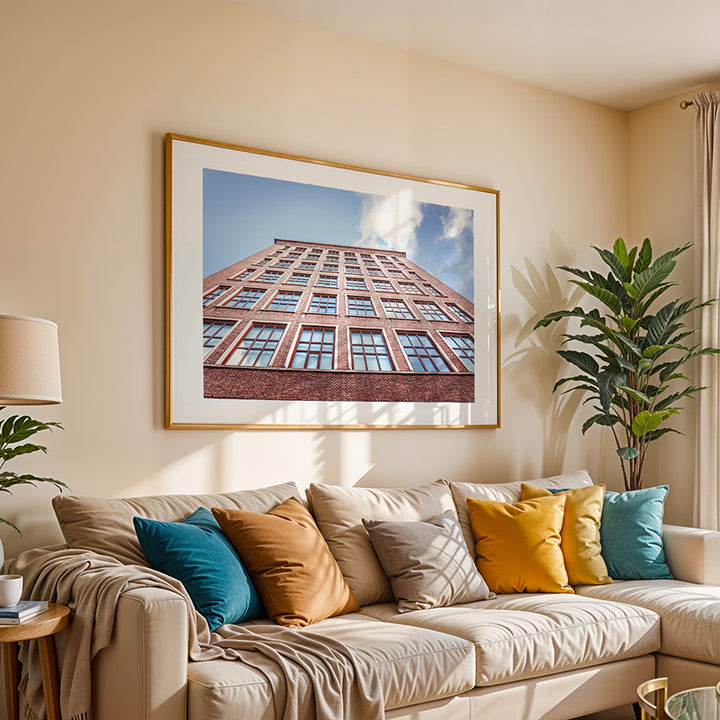 Amsterdam wall art, Benno Premselahuis print, fine art photography Amsterdam, architectural wall art, Dutch cityscape print, museum quality photo print, sustainable art print, urban photography poster