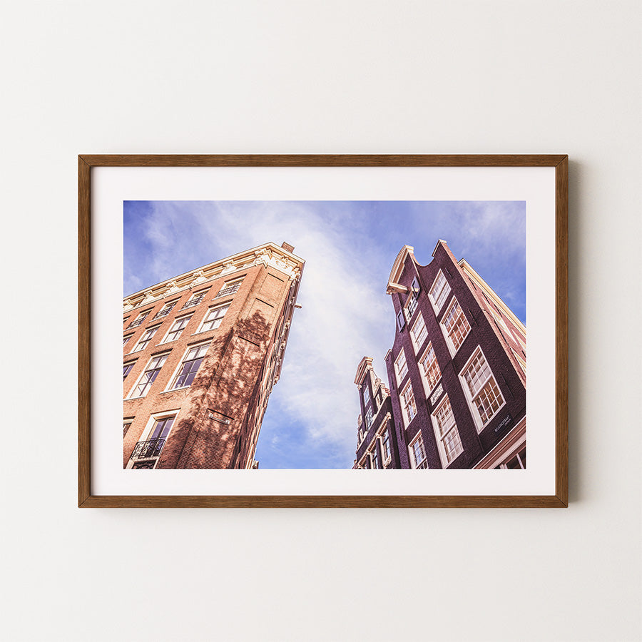 Beulingstraat Amsterdam wall art, Amsterdam canal houses print, Dutch architecture wall art, Amsterdam historic buildings print, Amsterdam street photography print, Amsterdam city architecture poster, classic Amsterdam houses wall art, Netherlands architecture photography print, Amsterdam old town wall decor, fine art Amsterdam architecture print