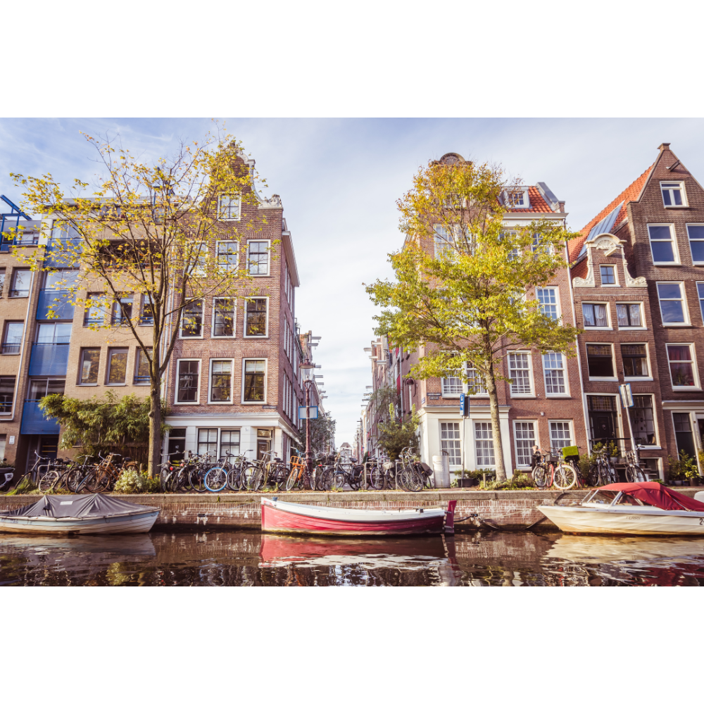 Amsterdam wall art, Jordaan poster, Bloemgracht print, canal Amsterdam photography, Amsterdam fine art print, Dutch canal poster, Amsterdam decor