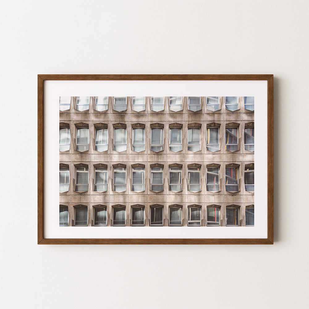 Brutalist architecture Brussels, Brussels wall art, Brussels poster, Belgium print, Brussels photography, brutalist architecture print, modern architecture wall art, architectural photography print, concrete architecture poster, urban photography print