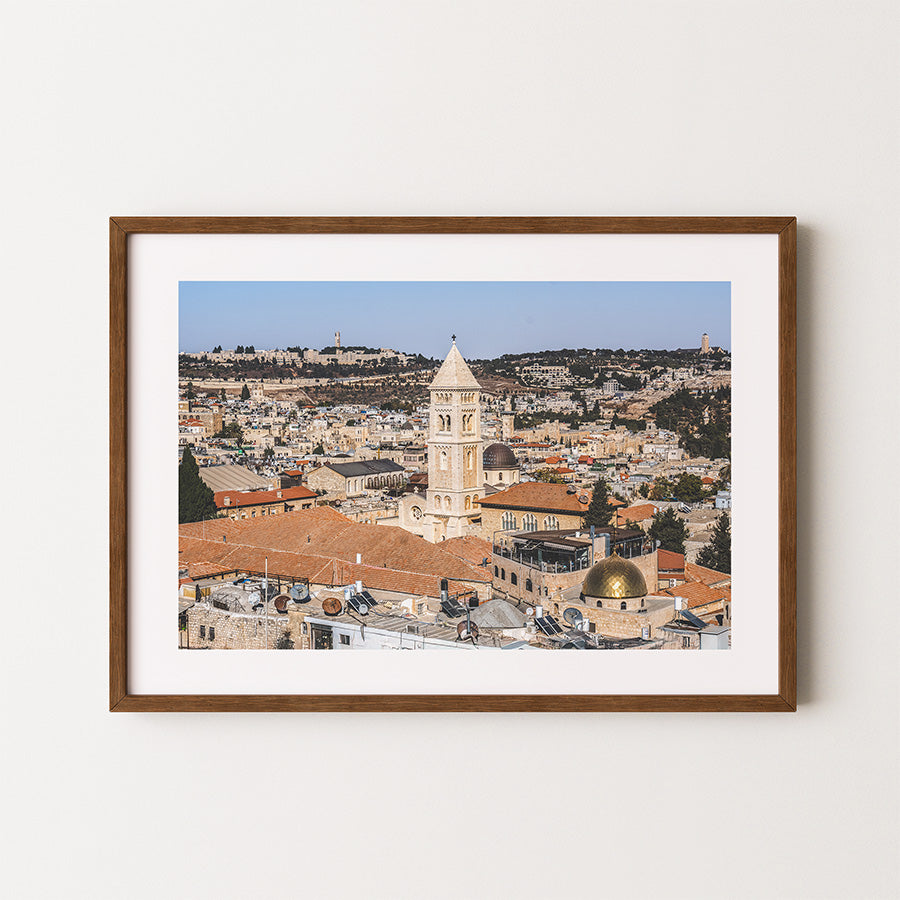 Jerusalem wall art, Church of the Redeemer Jerusalem, Christian wall art, Holy Land photography, Jerusalem poster, Christian home decor, fine art print, Israel photography, religious art print, sacred architecture art