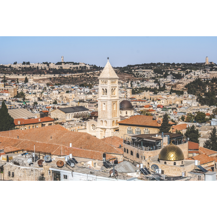 Jerusalem wall art, Church of the Redeemer Jerusalem, Christian wall art, Holy Land photography, Jerusalem poster, Christian home decor, fine art print, Israel photography, religious art print, sacred architecture art