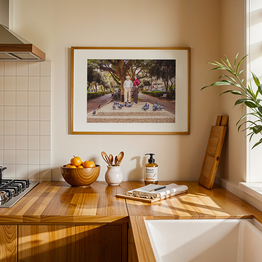 David Ben-Gurion Tel Aviv wall art, Tel Aviv street photography print, Israeli heritage wall art, David Ben-Gurion art print, Tel Aviv city photography artwork, Israeli history wall decor, fine art photography Tel Aviv, cultural Israel wall art, Tel Aviv urban photography print