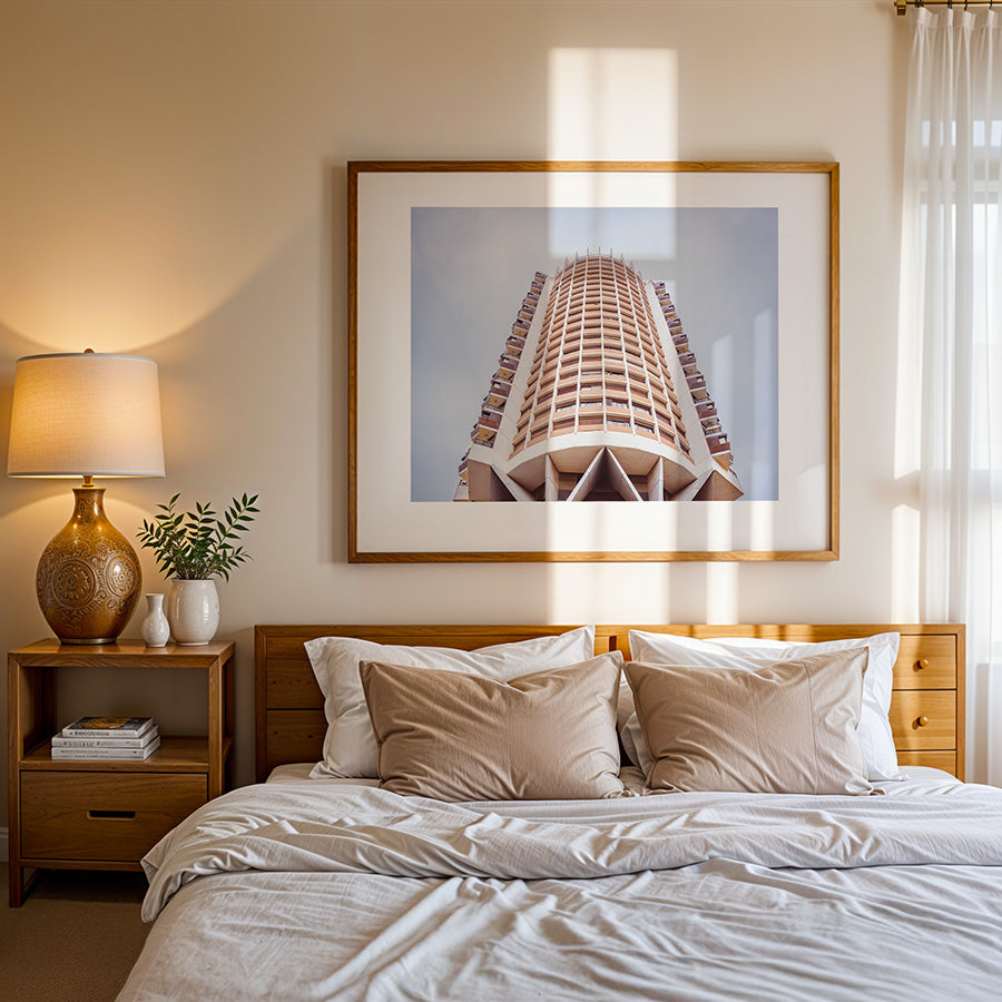 Tel Aviv wall art, Dizengoff Centre poster, Tel Aviv poster, brutalist architecture print, Tel Aviv photography, Israel art print, Bauhaus print, brutalist wall art, urban architecture photography, Israel wall decor