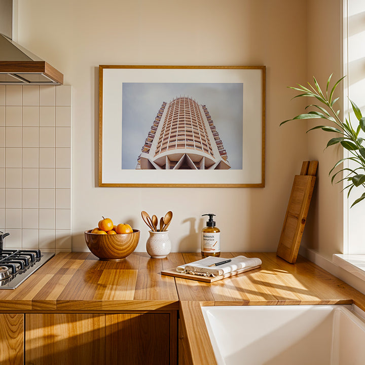 Tel Aviv wall art, Dizengoff Centre poster, Tel Aviv poster, brutalist architecture print, Tel Aviv photography, Israel art print, Bauhaus print, brutalist wall art, urban architecture photography, Israel wall decor