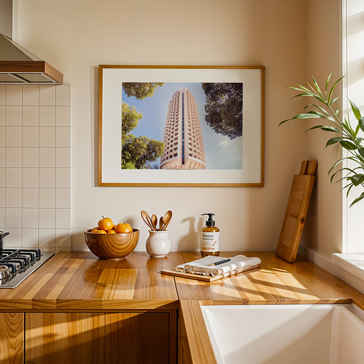 Tel Aviv wall art, Europe Tower print, Tel Aviv poster, brutalist architecture art, Tel Aviv photography, Israel fine art, Tel Aviv travel print, urban photography print, cityscape wall art, fine art Tel Aviv, architectural poster, brutalist wall decor, modern city wall art