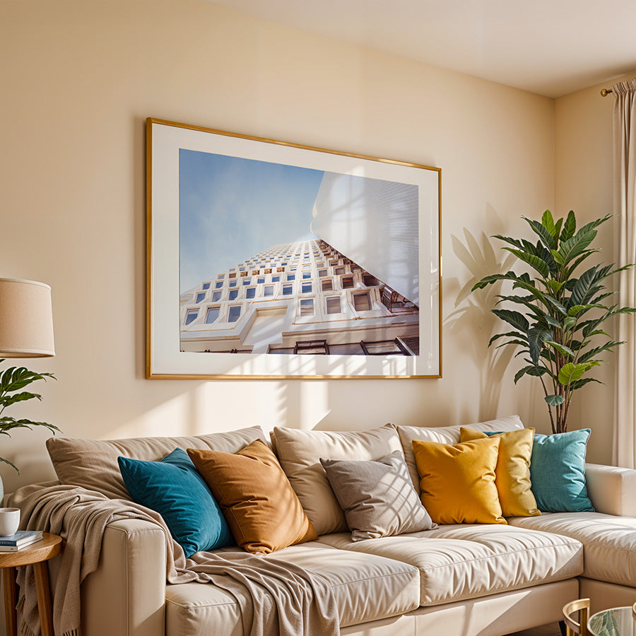 Tel Aviv wall art, brutalist architecture print, Gaon House, Israel poster, Tel Aviv fine art print, Bauhaus Tel Aviv photo, architectural wall decor, Tel Aviv photography print, minimalist Israel art, fine art poster Tel Aviv, Israeli brutalism wall art