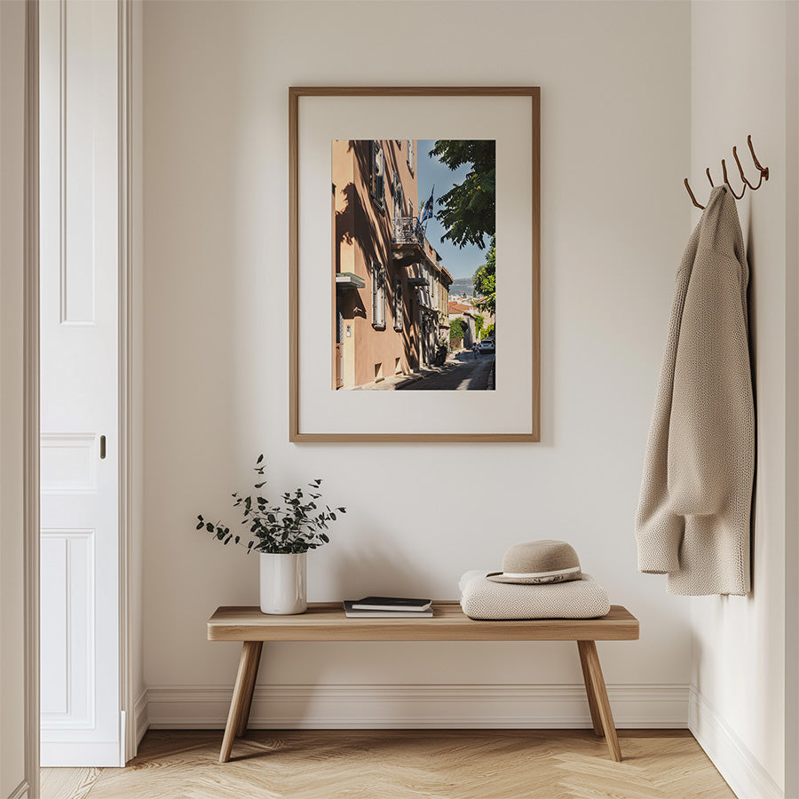 Greek flag wall art, Plaka wall art, Athens wall art, Athens street photography, Greek flag print, Plaka street photography, Athens fine art print, Greece wall art, Greece poster, Athens poster, Greek street photography, Mediterranean wall art, Athens photography print, Greece photography print