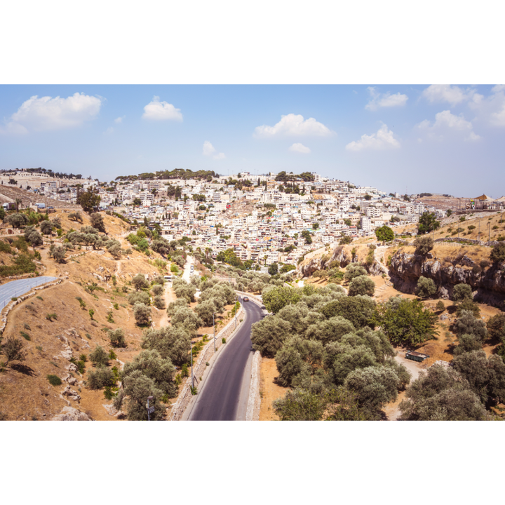 Jerusalem wall art, Israel landscape print, Holy Land photography, Jerusalem poster, fine art print, scenic Israel art, travel photography, Israeli decor, Judaica wall art, timeless wall decor, sacred landscape, photographic art print