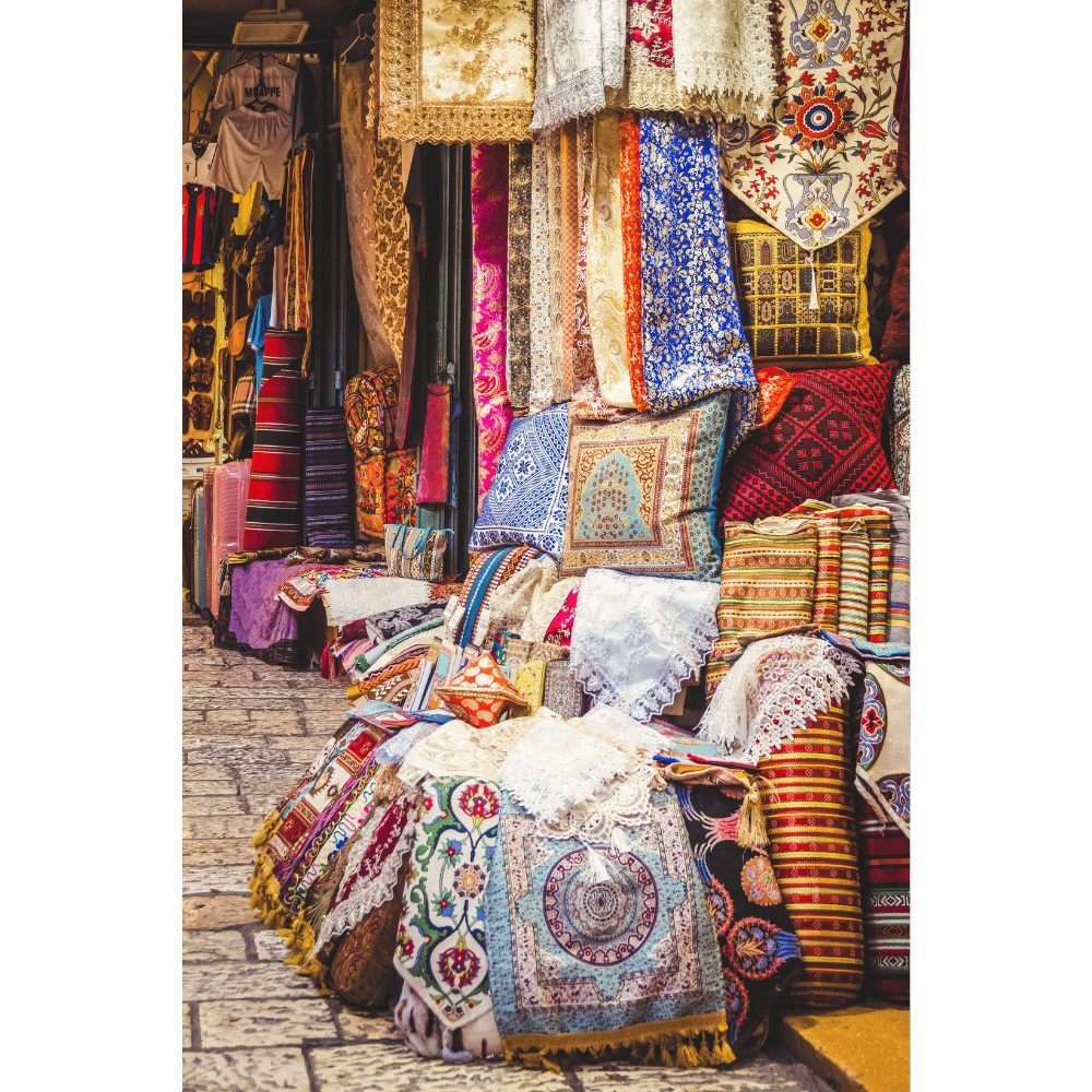 Jerusalem Old City bazaar wall art, Jerusalem market photography, Jerusalem Old City wall art, Jerusalem bazaar print, Jerusalem market print, Jerusalem poster, Israel wall art, Israel photography, Israel print, Holy Land wall art, Jerusalem street photography, Middle Eastern market art, Jerusalem decor, colorful market wall art, Jerusalem fine art photography